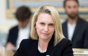 Посол США після повітряної тривоги висловила вдячність українським силам ППО  