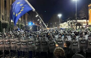 Поліція Грузії затримала на вчорашніх протестах 66 осіб