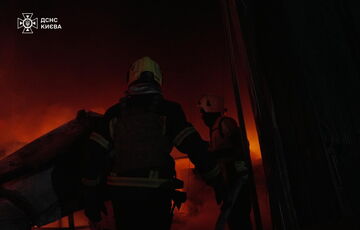 Одна людина загинула, четверо постраждали внаслідок ракетного удару по Києву (фото, відео)