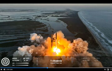 Второй тестовый запуск Starship Илона Маска завершился неудачей Второй тестовый запуск Starship Илона Маска завершился неудачей