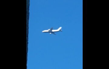 В небе над Киевом пролетел транспортный самолет АН-124 ”Руслан”: кадры В небе над Киевом пролетел транспортный самолет АН-124 ”Руслан”: кадры