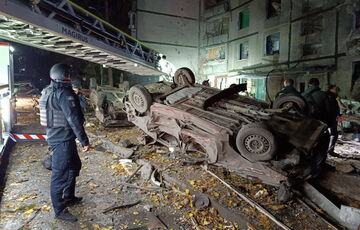 Удар ФАБ-500 по Харькову: двое пострадавших находятся в тяжелом состоянии