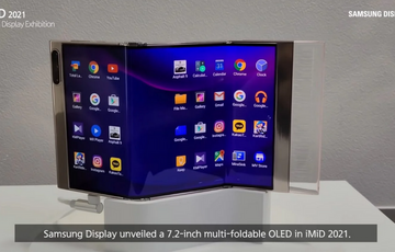 Samsung готовит к выпуску смартфон, сгибающийся в двух местах