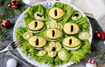 Здивуйте гостей на Новий рік оригінальною закускою ”Око Дракона”: простий рецепт