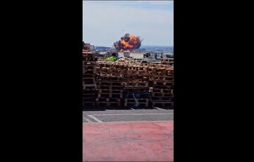 В Испании разбился истребитель F-18: видео