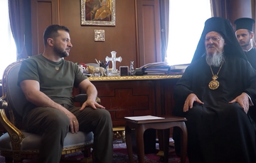 Зеленский встретился с патриархом Варфоломеем в Турции