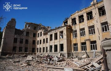 В Белгород-Днестровском завершились поисково-спасательные работы на месте российской атаки по лицею