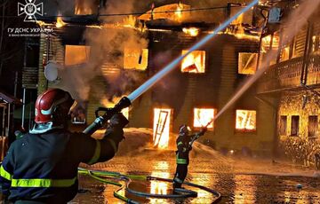 На Івано-Франківщині згорів санаторій, де відпочивали близько 150 дітей: фото