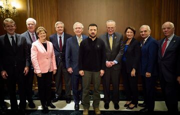 Зеленский встретился в США с делегацией Сената