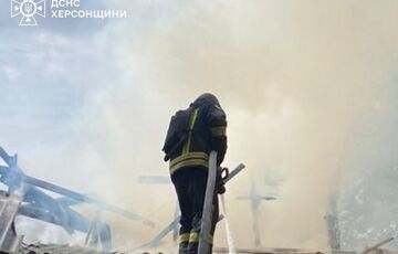 Росіяни повторно атакували Херсон з артилерії Росіяни повторно атакували Херсон з артилерії