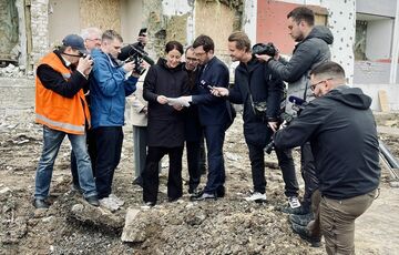 Норвезькі міністри потрапили під російський обстріл у Харкові