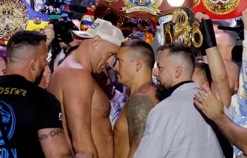 Усик-Фьюрі: український боксер показав рекордну вагу, яка виявилася неправильною