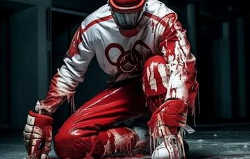 Все у крові: штучний інтелект створив спортивну форму для олімпійської збірної Росії