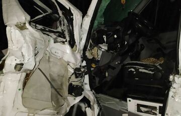 У Харківській області сталося ДТП вантажівки та мікроавтобуса