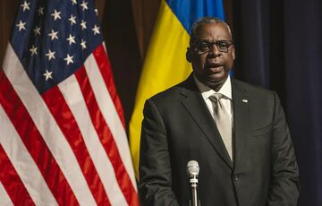 Очільник Пентагону прибув до Києва з неанонсованим візитом Очільник Пентагону прибув до Києва з неанонсованим візитом