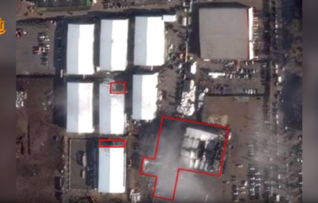 ВМС Украины показали последствия атаки на завод ”Атлант Аэро” в Таганроге