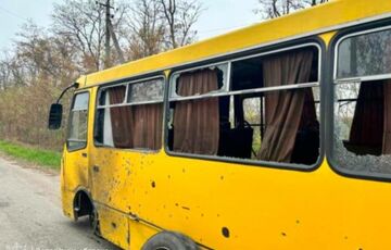 Росіяни атакували маршрутку на Запоріжжі Росіяни атакували маршрутку на Запоріжжі