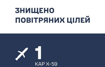 На подлете к Днепру ПВО сбила российскую ракету Х-59 На подлете к Днепру ПВО сбила российскую ракету Х-59