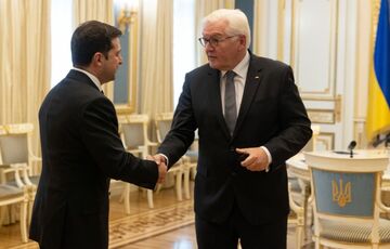 Зеленский и Штайнмаер провели переговоры в Киеве Зеленский и Штайнмаер провели переговоры в Киеве