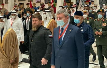 Скандал на военно-технической выставке IDEX 2021: Уруский и Кадыров - ВИДЕО