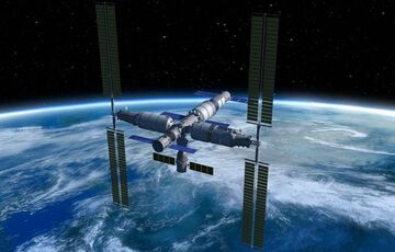 Китай в четверг отправил трех космонавтов на орбитальную станцию, которая строится Китай в четверг отправил трех космонавтов на орбитальную станцию, которая строится