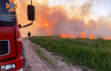 Через горіння сухої трави на Чернігівщині загинув чоловік
