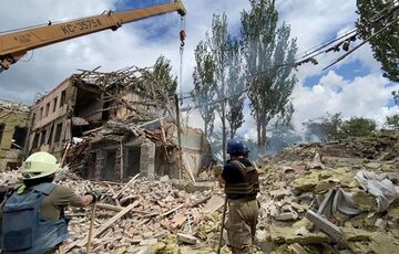 Під завалами школи в Краматорську знайшли трьох загиблих