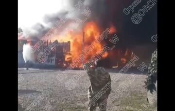 У краснодарському Молькіно горить база ПВК ”Вагнер”