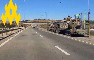 Оккупанты массово завозят в Евпаторию советские САУ ”Гвоздика” и перемещают военную технику в Симферополе Оккупанты массово завозят в Евпаторию советские САУ ”Гвоздика” и перемещают военную технику в Симферополе