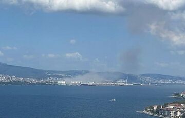 В Турции произошел мощный взрыв в порту