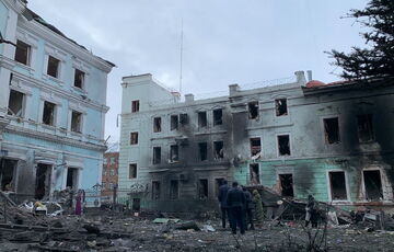 Из-за ракетных ударов 23 января в Харькове повреждены около 40 исторических зданий