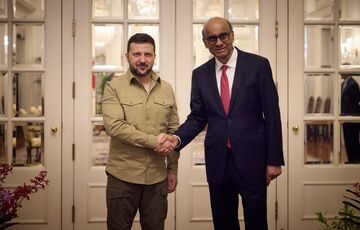 Зеленський зустрівся з президентом Сінгапуру