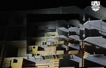 Російський безпілотник влетів у недобудований будинок в Одесі