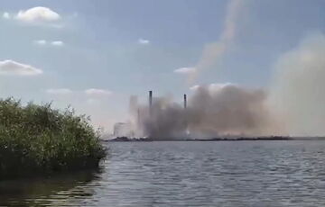 В сети распространяется видео с кадрами пожара у Рязанской ГРЭС: что произошло