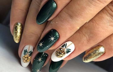 Маникюр на Новый год: лучшие идеи
