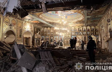 В результате российской атаки на Запорожье разрушен собор Московского патриархата: фото В результате российской атаки на Запорожье разрушен собор Московского патриархата: фото