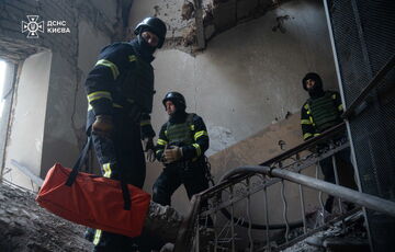 Дома в центре Киева атаковали по меньшей мере 4 ”шахеда”