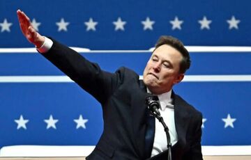 Маск на инаугурации Трампа поднял руку в нацистском приветствии, а потом заявил о ”грязные трюках” демократов