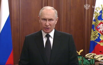 Путин обратился к ”вагнеровцам”, угрожая жесткими действиями Путин обратился к ”вагнеровцам”, угрожая жесткими действиями