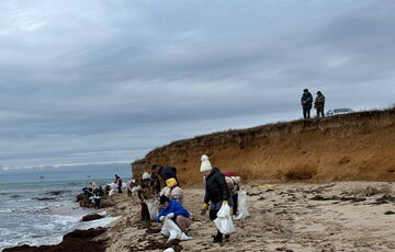 В Крыму фиксируют новые выбросы российского мазута В Крыму фиксируют новые выбросы российского мазута
