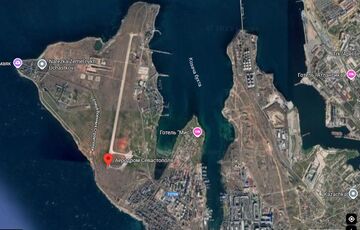 Спутники NASA фиксируют пожар на аэродроме ”Херсонес” в оккупированном Севастополе