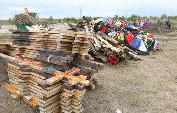 У Росії розтрощили цвинтар ”вагнерівців”: фото, відео