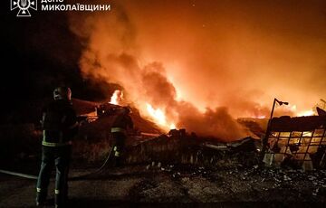 Российские беспилотники атаковали Николаев