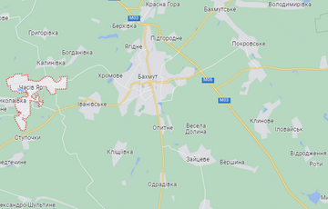 Оккупанты обстреляли Бахмутский район белым фосфором