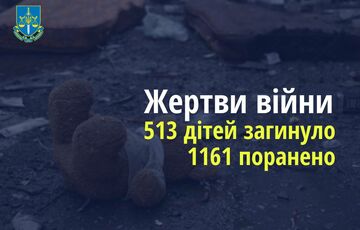 Жертвами російського вторгнення в Україну стали 513 дітей
