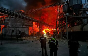 В МВС розповіли про наслідки ворожого удару по промисловому підприємству на Полтавщині