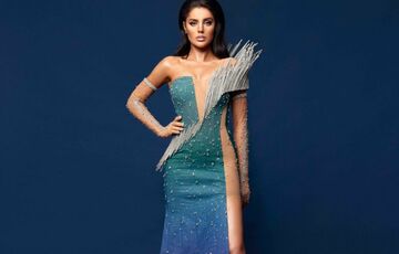 В финале ”Мисс Вселенная” Ангелина Усанова представит роскошное платье от FROLOV: фото