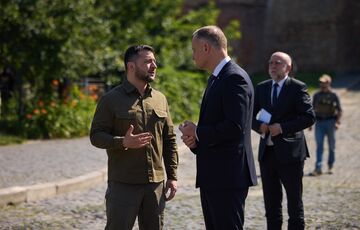 ”Коротко, но очень предметно”: Зеленский и Дуда обсудили предстоящий саммит НАТО 