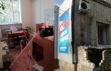 У Бердянську пролунав вибух біля штабу колаборантів: фото