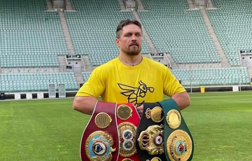 Усик заявив, що планує стати президентом та абсолютним чемпіоном